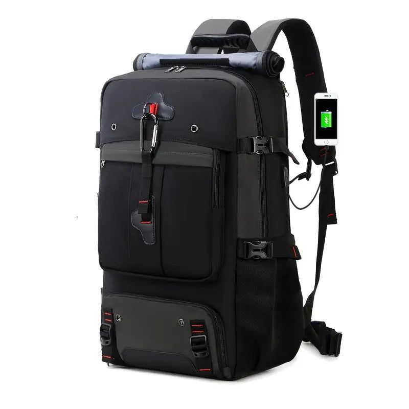 50L Hiking Backpack with Shoe Compartment view 7