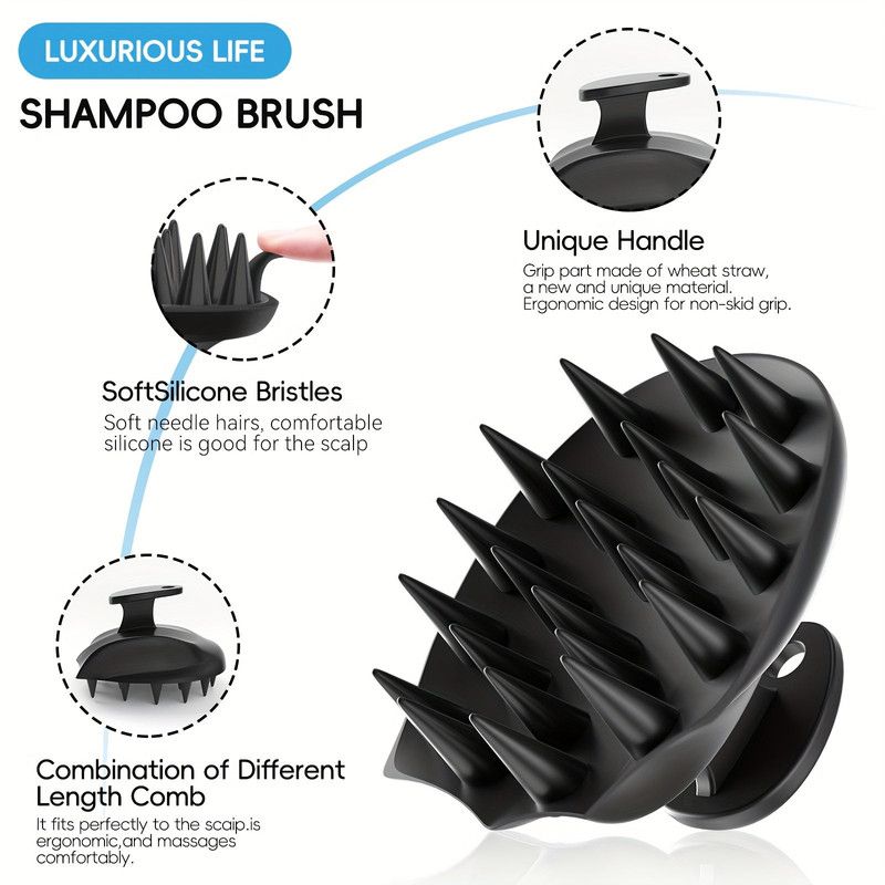 Silicone Bath Brush Set Gentle Exfoliating view 2
