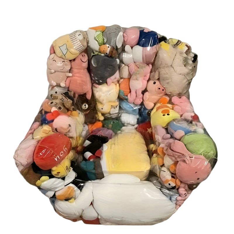 Transparent Sofa Toy Storage Seat Organizer view 3
