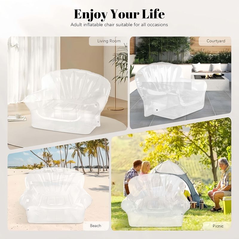 Transparent Sofa Toy Storage Seat Organizer view 4