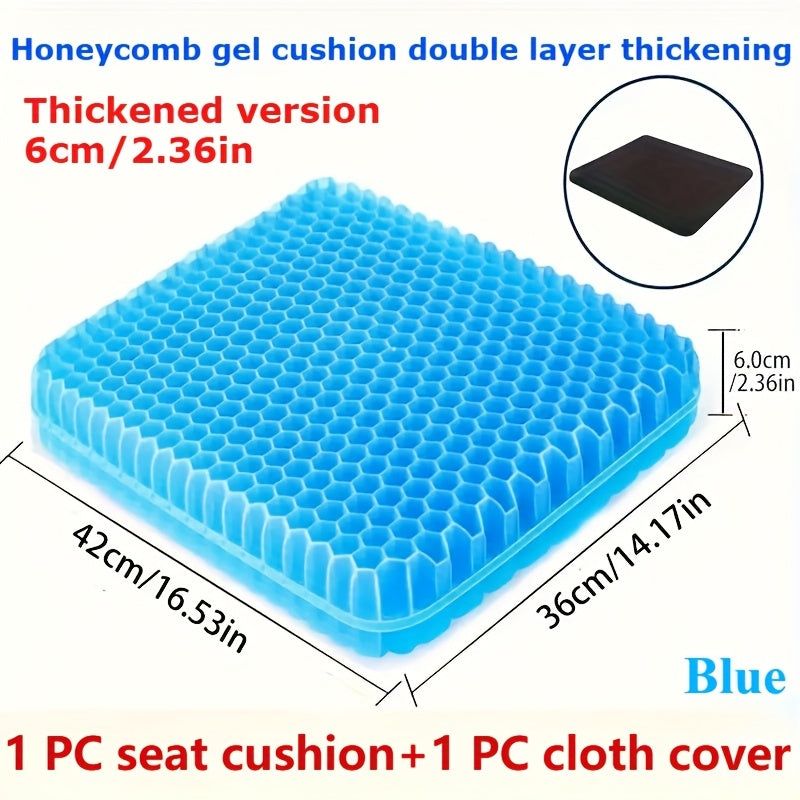 Ultra-Comfort Gel Seat Cushion for Office & Car view 2