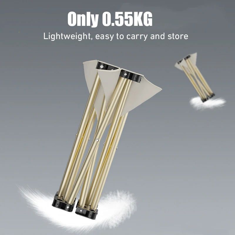 Outdoor Portable Folding Stool White view 5