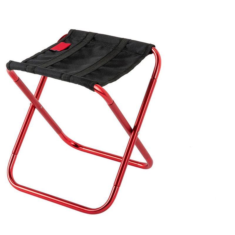 Camping Folding Camping Stool Red view 3