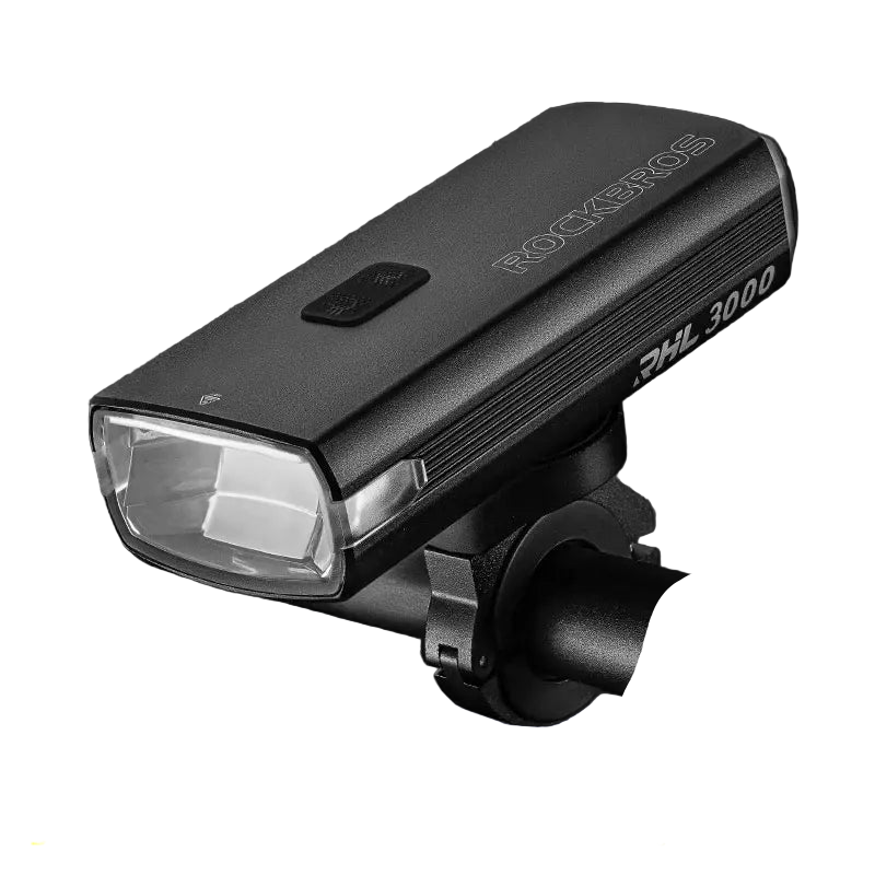 3000 Lumen Rechargeable Bike Light Black view 2