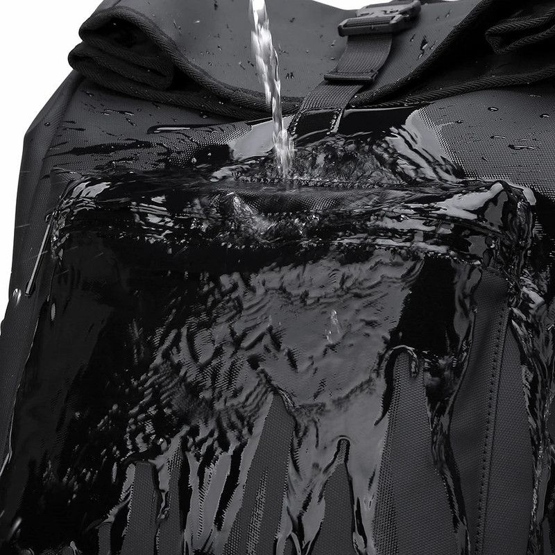 Wear-Resistant Laptop Backpack Black view 2