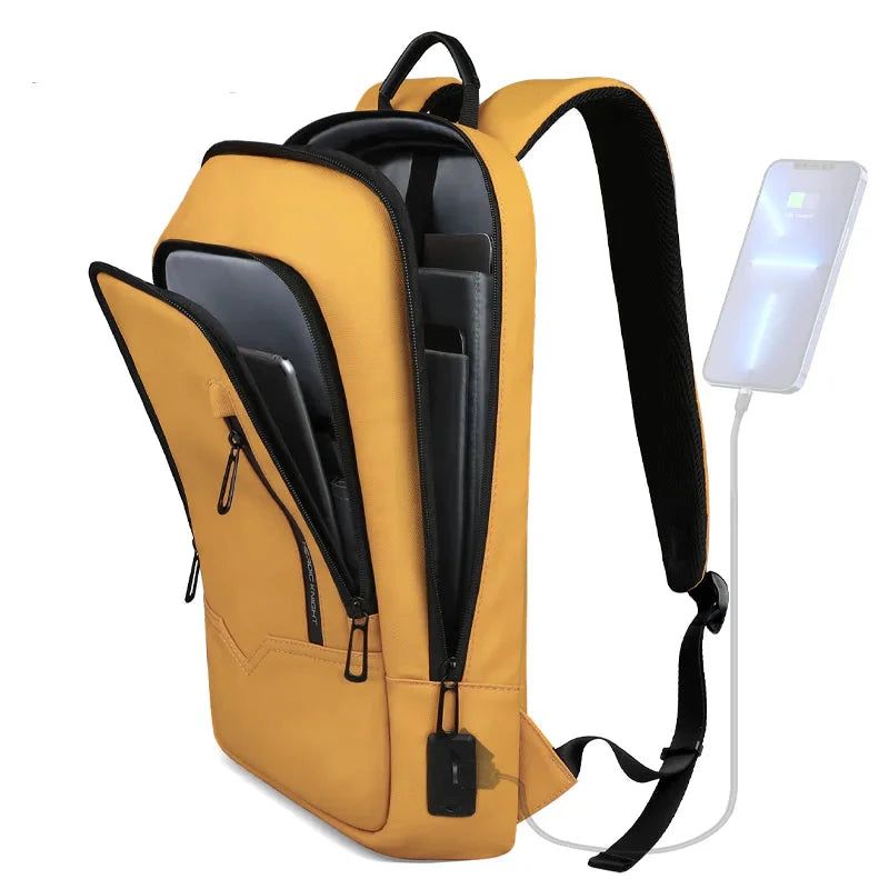 15.6-Inch Thin Laptop Backpack Yellow view 5