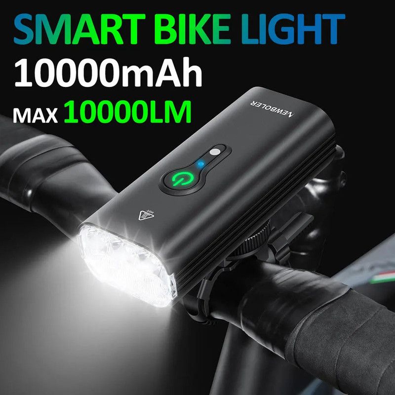 10000 Lumen Smart Bicycle Light Black view 5