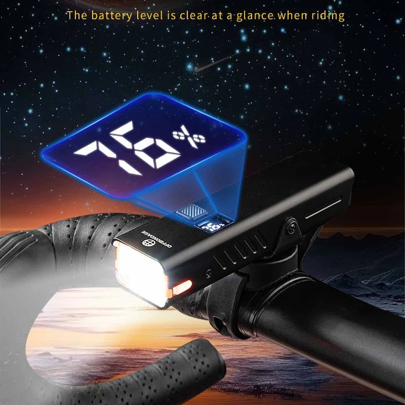 Rechargeable Mini Bicycle Headlight Black view 2