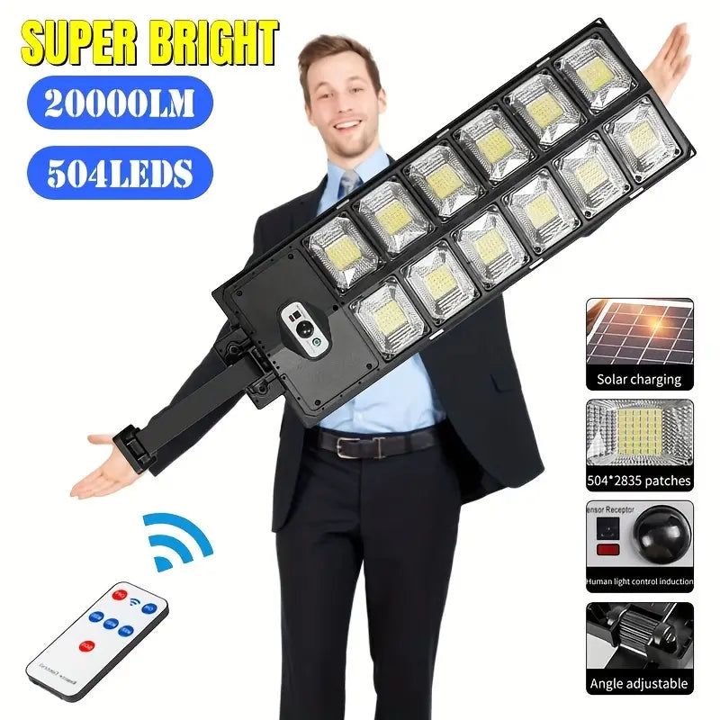 Super Bright 504 LED Solar Light view 8