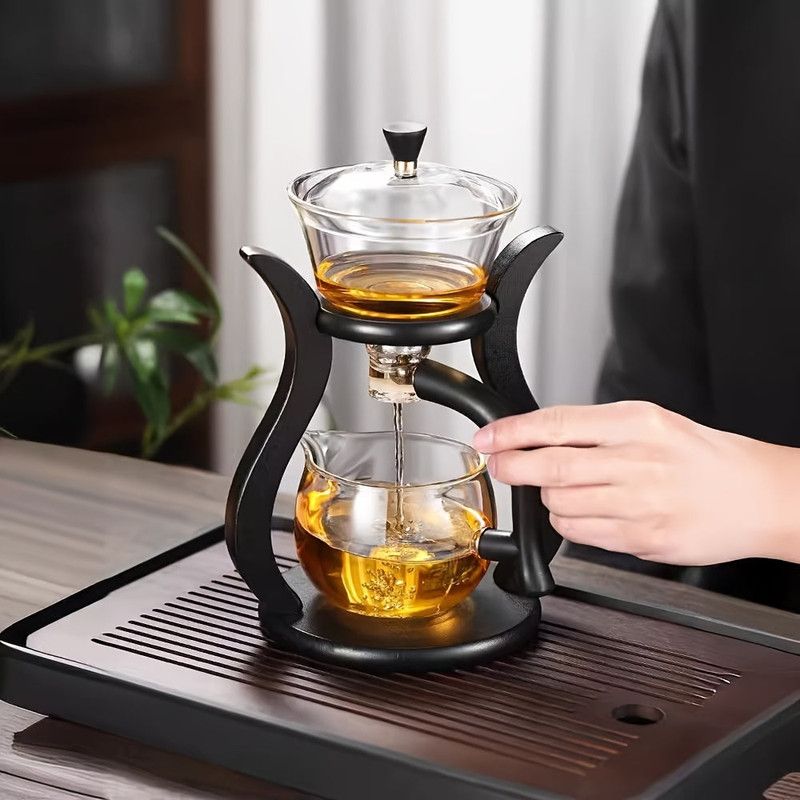 Lazy Kung Fu Glass Teapot Set with Infuser view 4