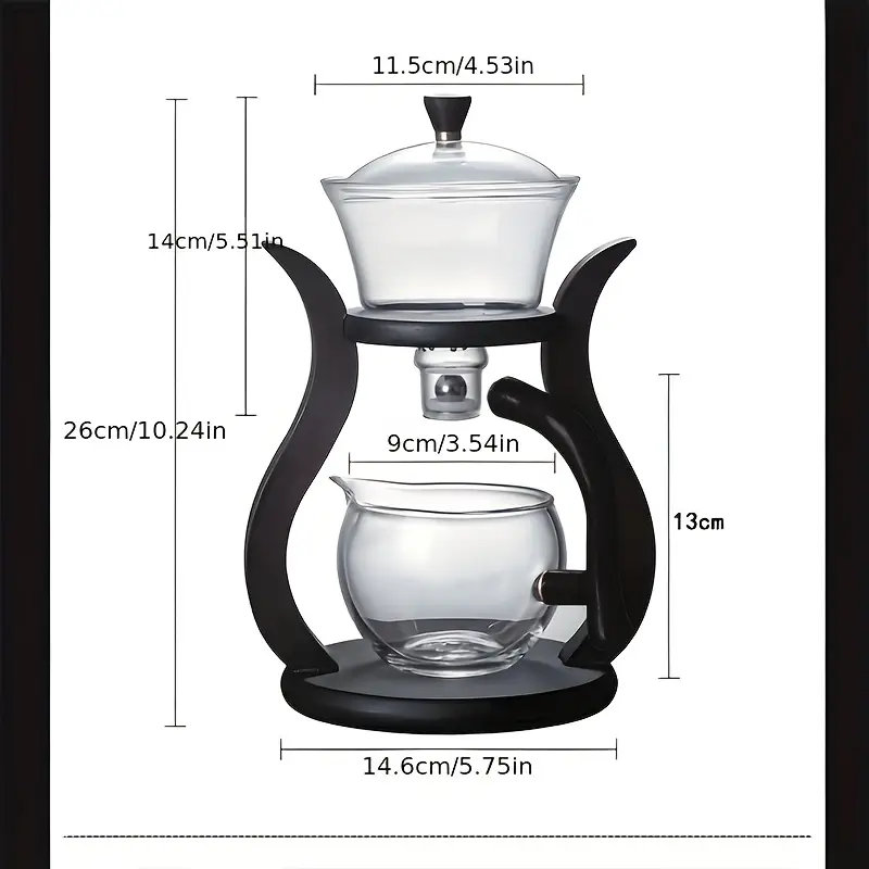 Lazy Kung Fu Glass Teapot Set with Infuser view 7