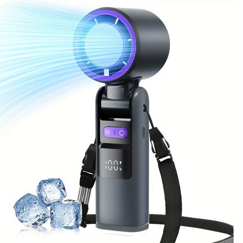 Portable Handheld Turbo Fan with Cooling Tech view 2