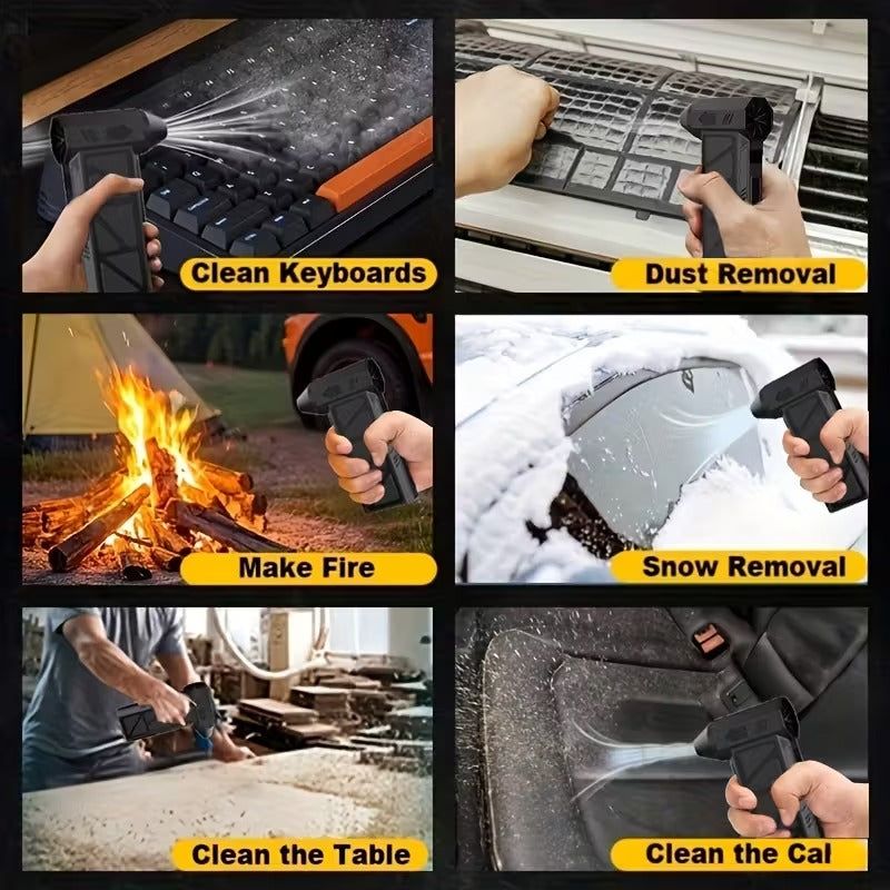 High-Speed Turbo Fan Portable Car Blower view 5