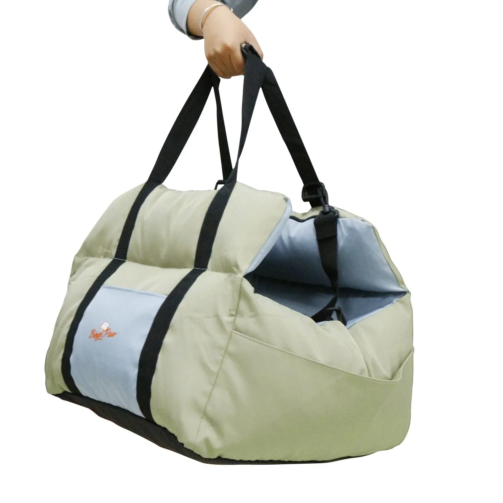 Washable Dog Car Seat Bed Pet Booster Seat Carrier with Safety Leash Portable