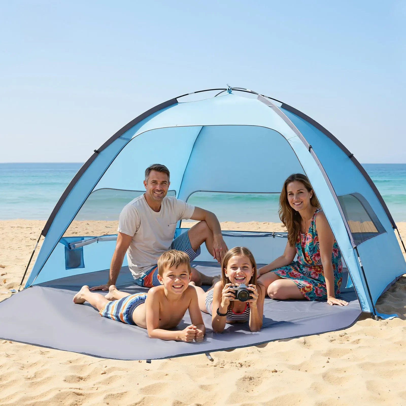 Beach Tent Sun Shelter for 4 Person view 5
