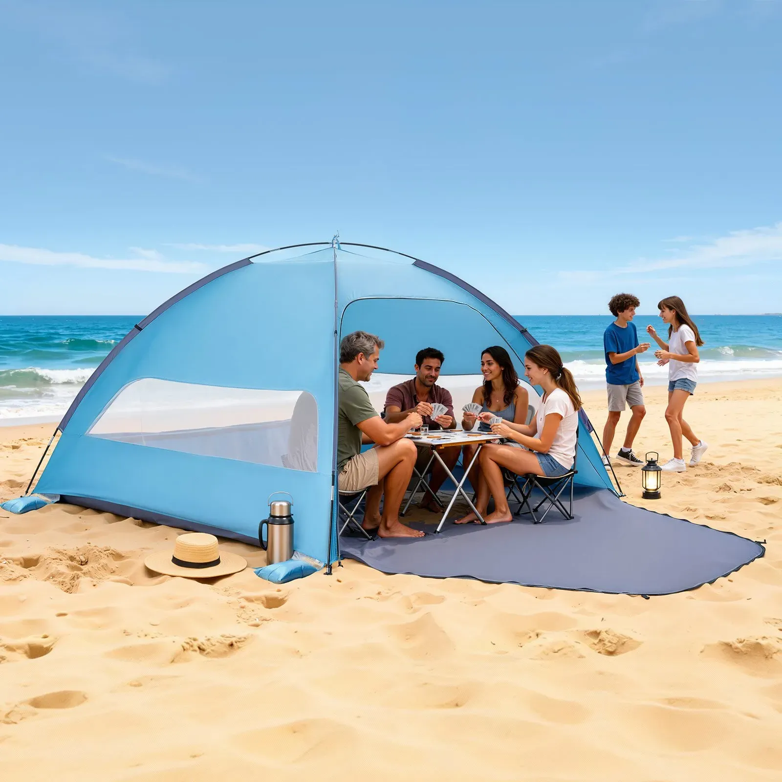 Beach Tent Sun Shelter for 6 Person view 4