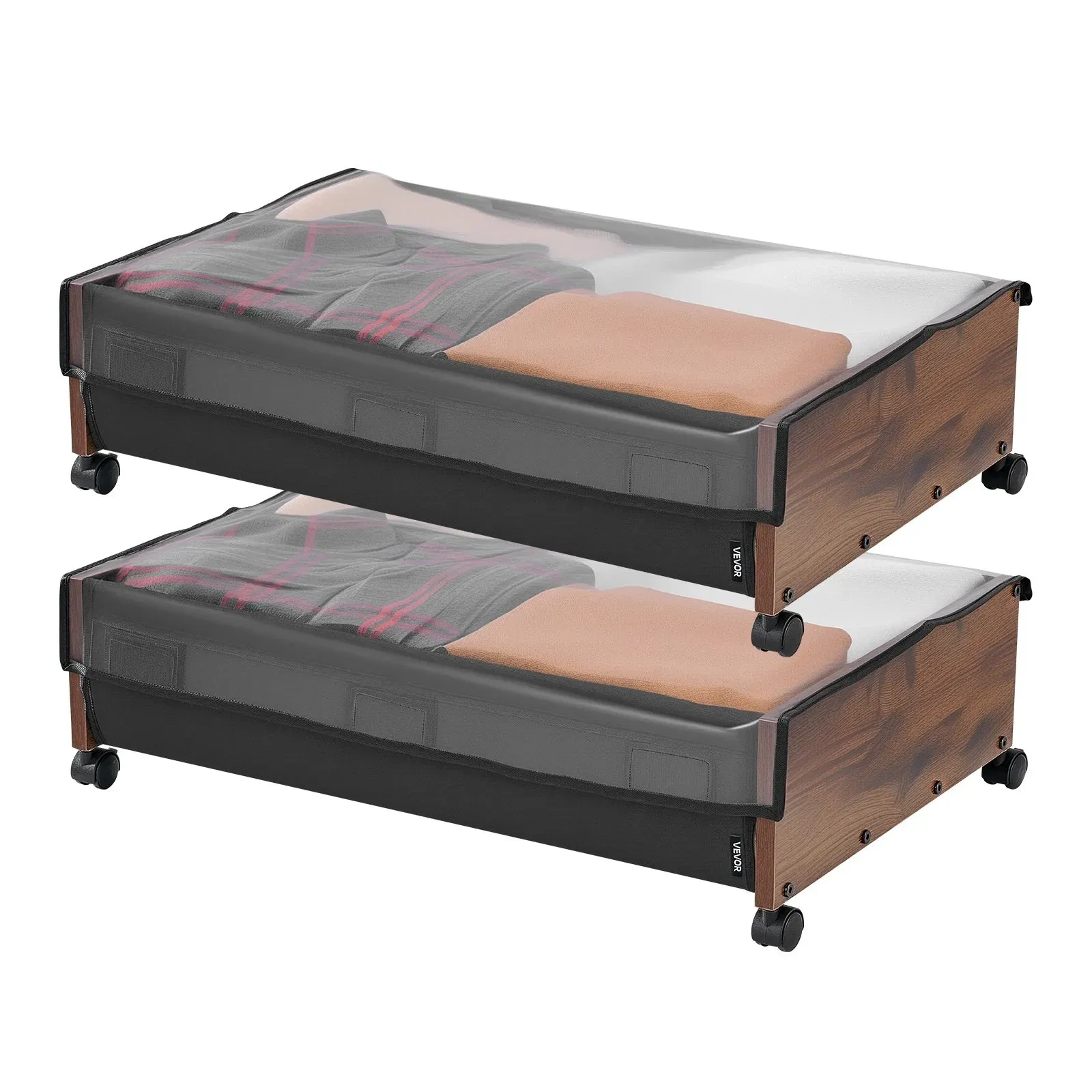 Under Bed Storage with Wheels view 2