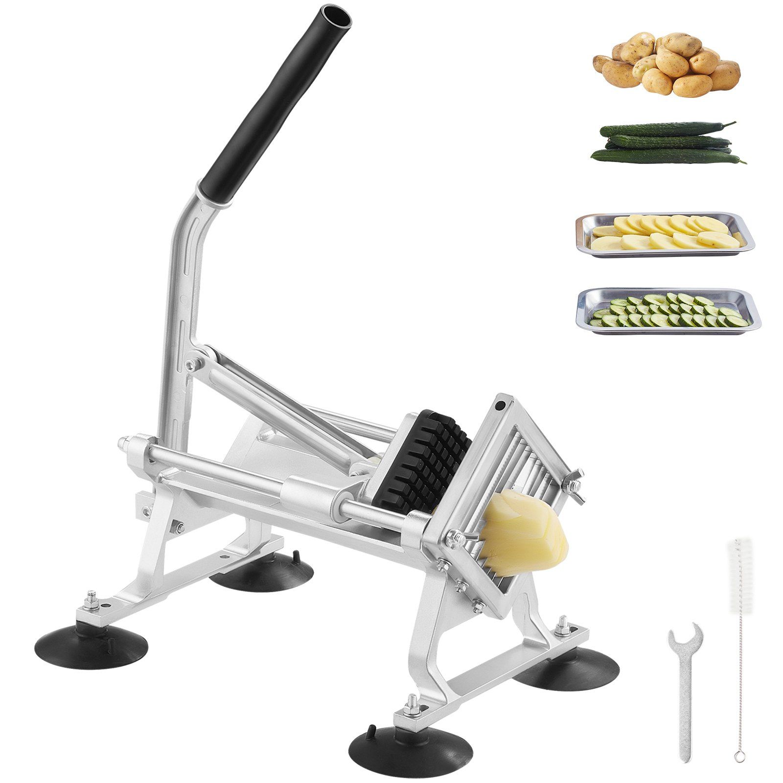 Commercial Vegetable Slicer 3/8 Inch Manual Fruit and Vegetable Cutter