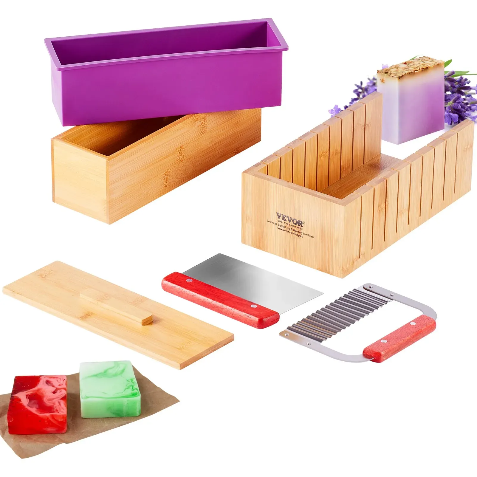 Soap Making Kit, 100 Bags and 105 Stickers, Soap Making Supplies DIY Kits for view 3