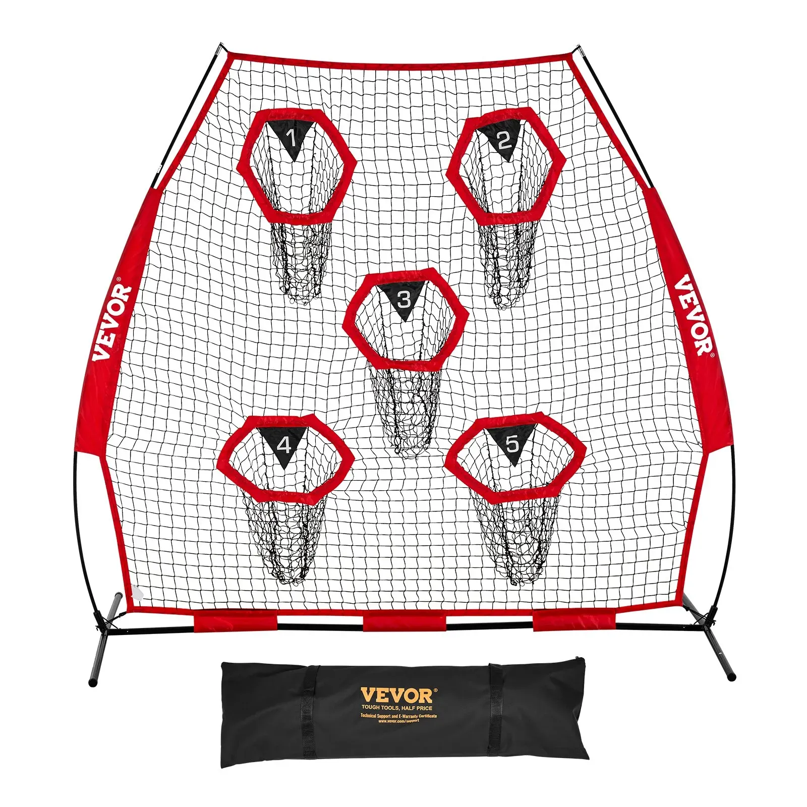 2133.6 x 2133.6mm Football Trainer Throwing Net