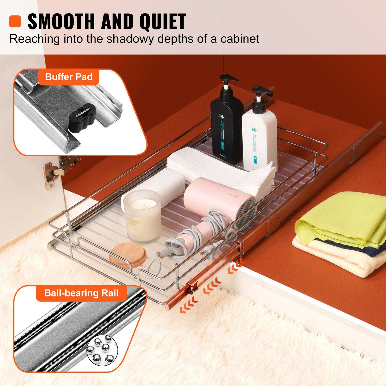 Pull Out Cabinet Organizer view 2