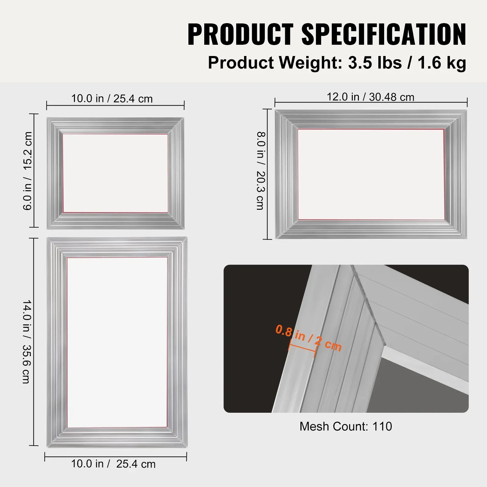 Screen Printing Kit, 5 Glitters and Screen Printing Squeegees and Transparency view 5