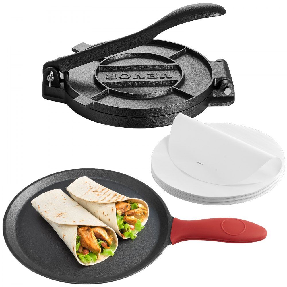 250mm Cast Iron Tortilla & Roti Press