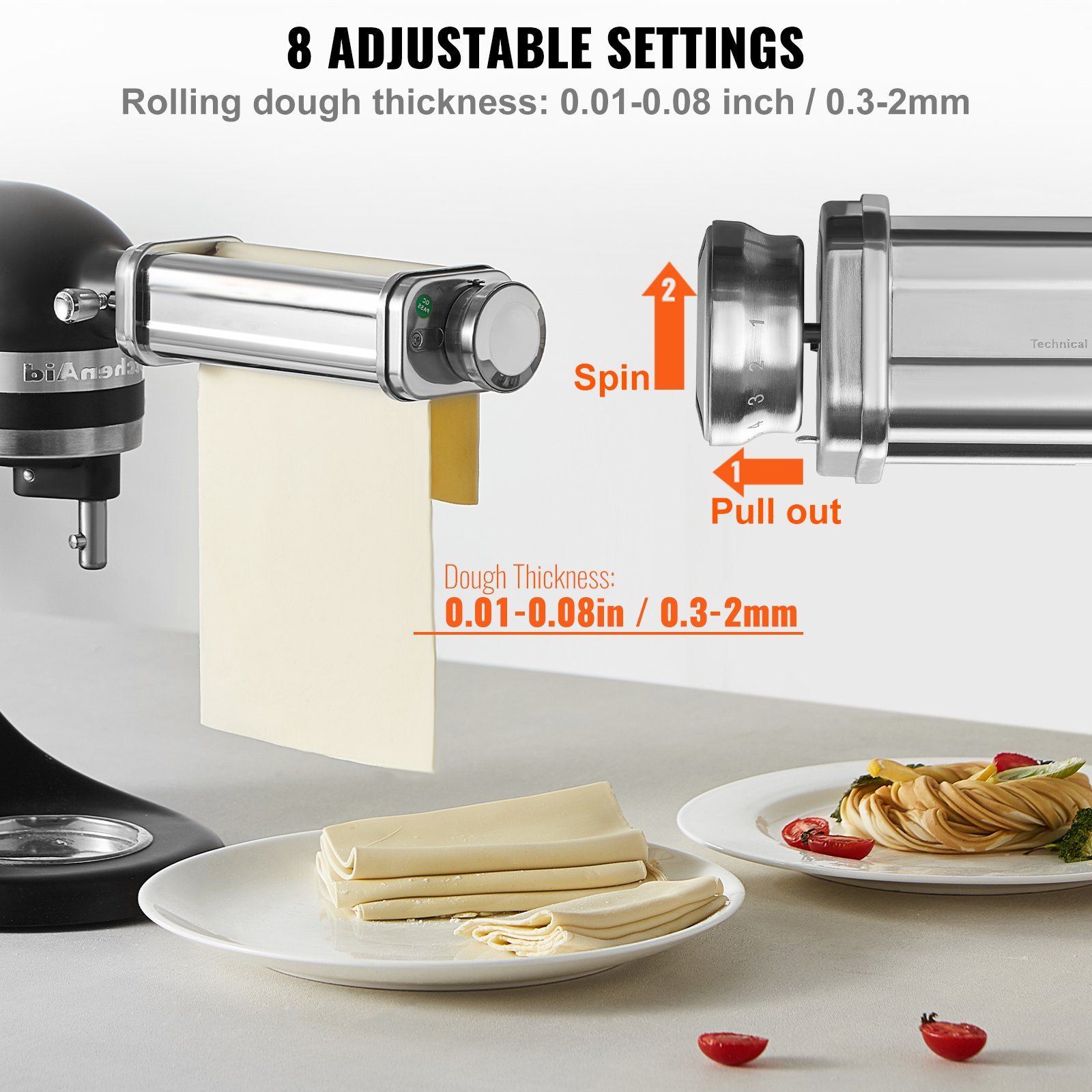 Pasta Attachment for KitchenAid Stand Mixer view 2
