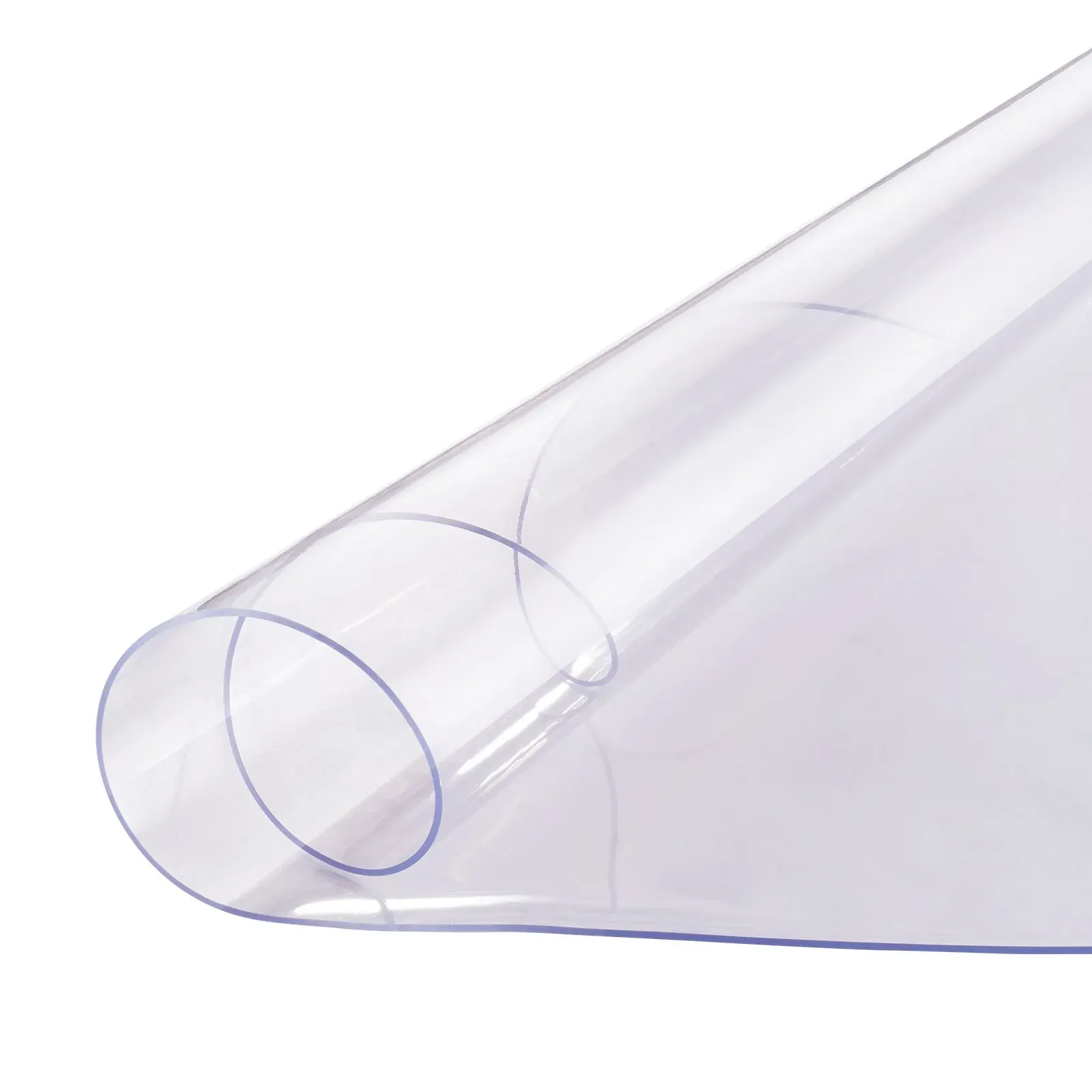 Plastic Table Cover, 42 x 42 Inch 2.0 mm Thick Clear Table Protector, for view 2