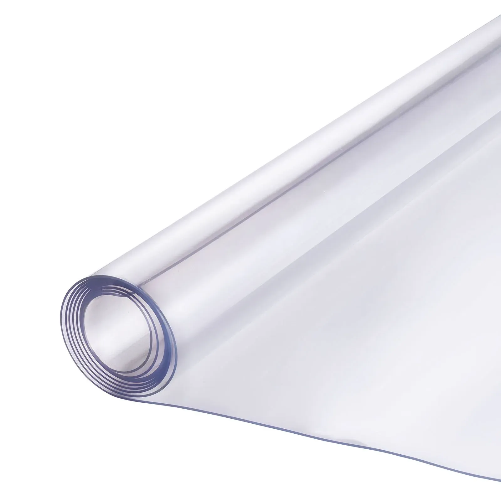Plastic Table Cover, 48 x 48 Inch 1.5 mm Thick Clear Table Protector, Square view 4