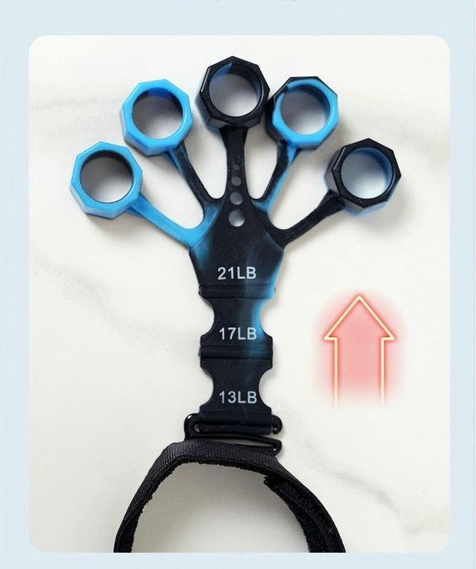 10 pcs Green Finger Exerciser and Hand Strengthener - Adjustable Silicone Grip view 6
