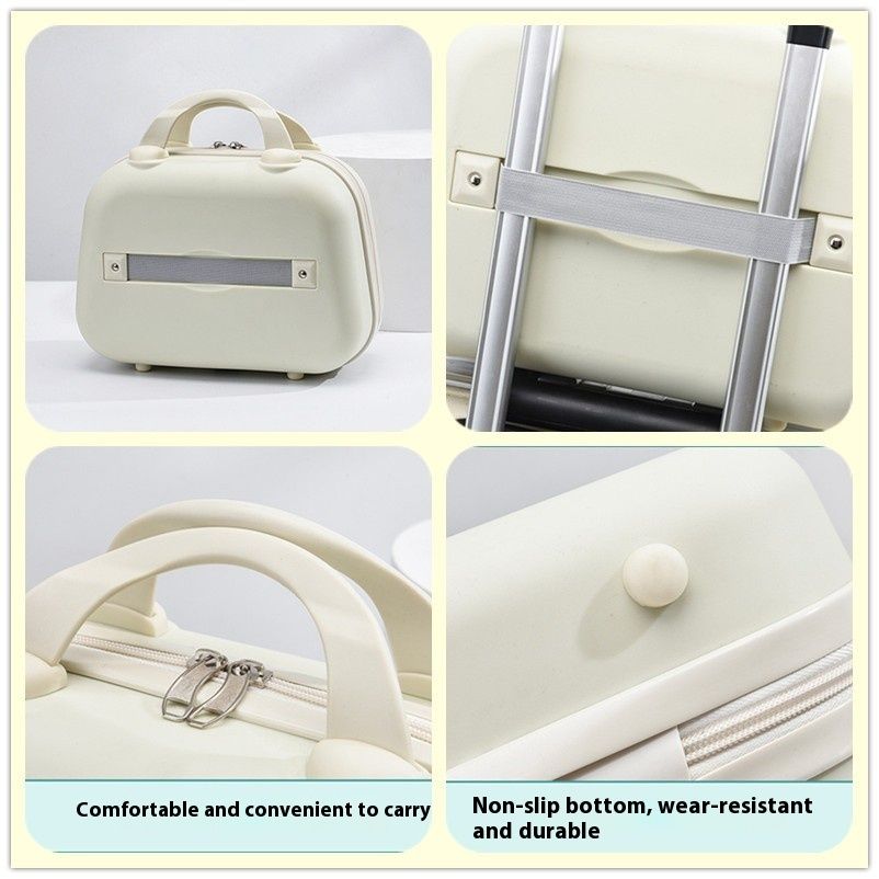 Sky Blue 14 inches Handheld Makeup Organizer - Compact and Portable Cosmetic view 5