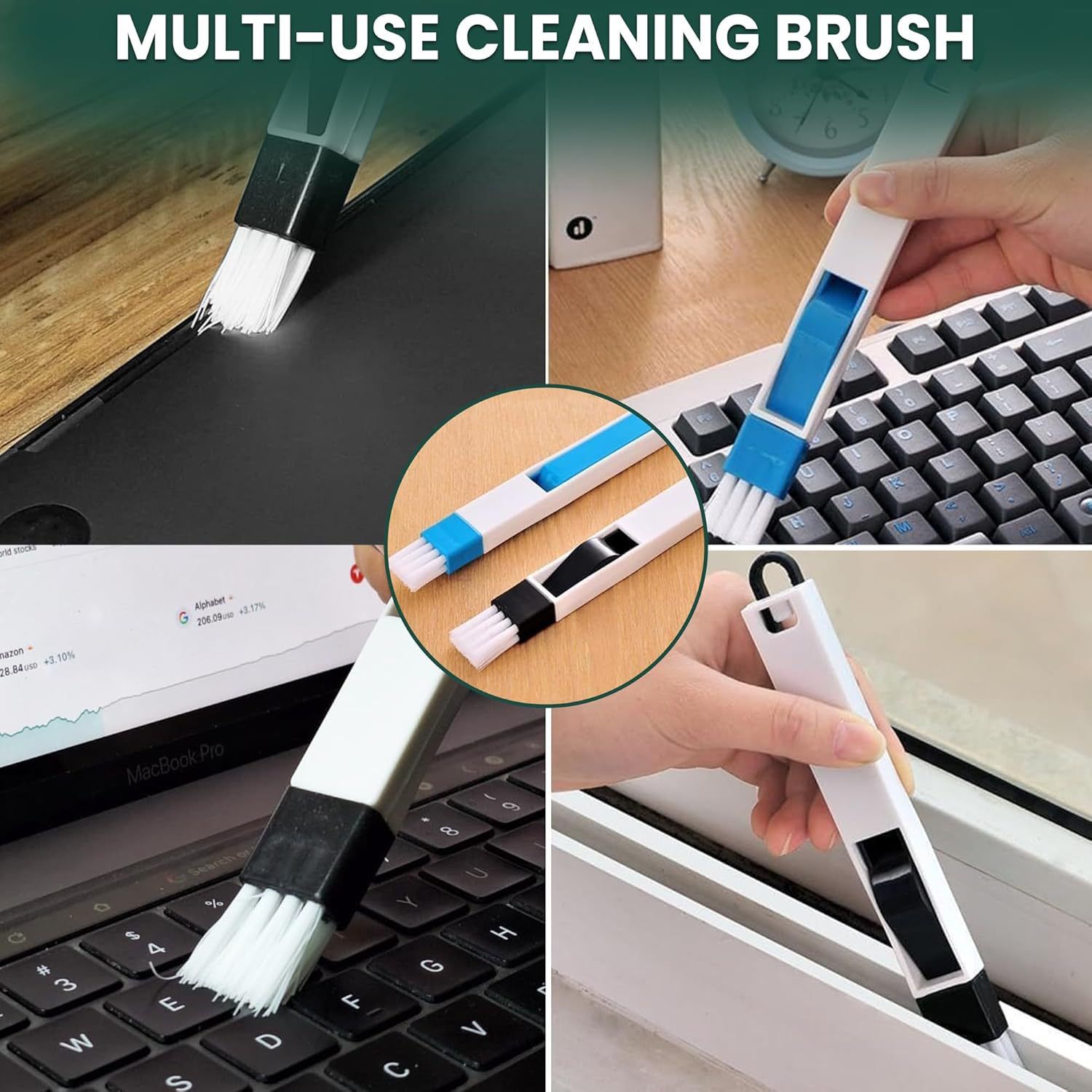 Set A Multi-Use Heavy-Duty Cleaning Brush Set – 14-Piece Hard Bristle Tool Kit view 5