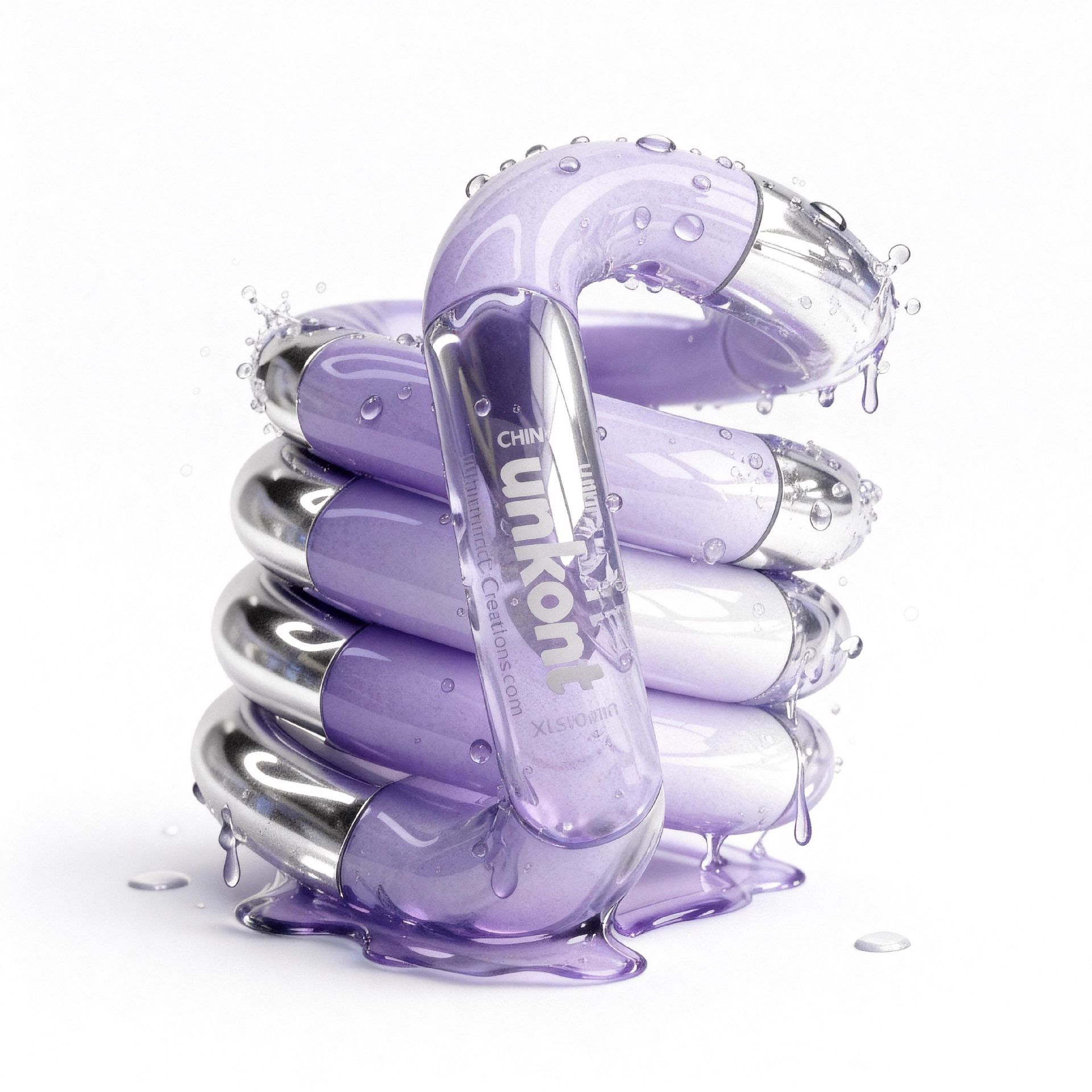 Purple Thermochromic Twist Toy – Sensory Stress-Relief Fidget Tool (TPU +