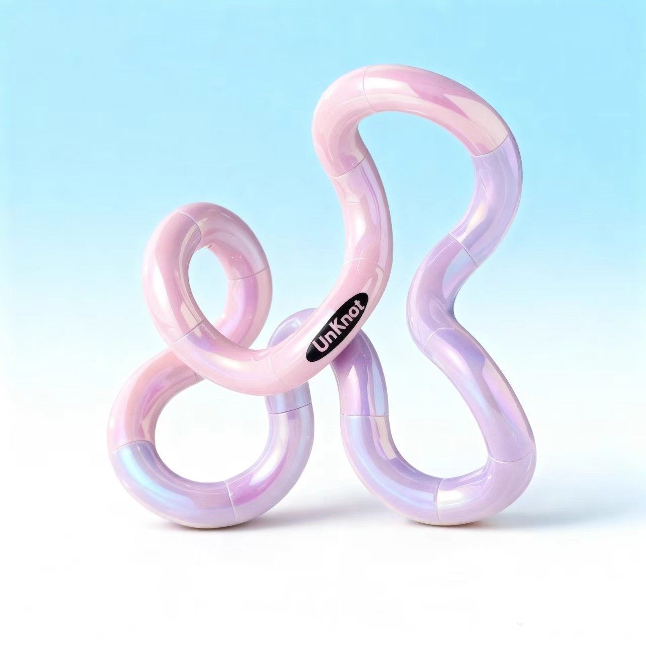 Light Purple Thermochromic Twist Toy – Sensory Stress-Relief Fidget Tool (TPU