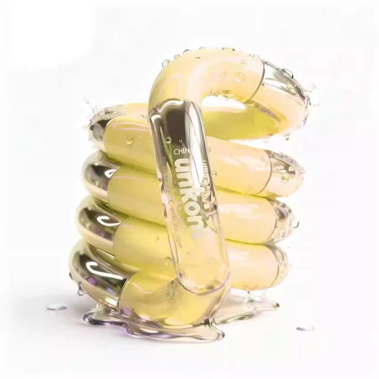Yellow Thermochromic Twist Toy – Sensory Stress-Relief Fidget Tool (TPU +