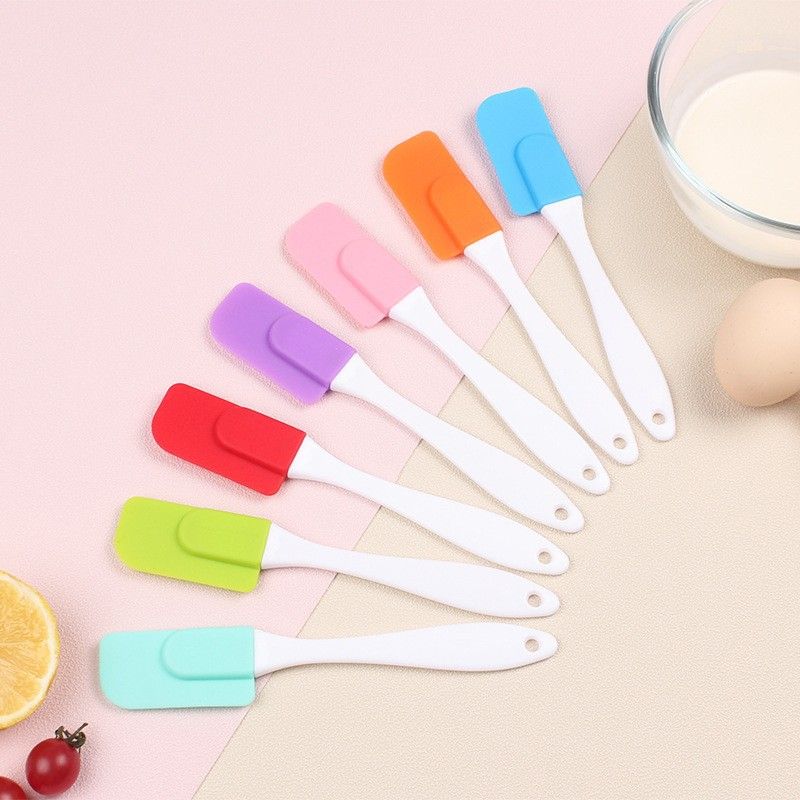 7 Pcs Colorful Detachable Silicone Spatula - Food Grade Heat Resistant Baking