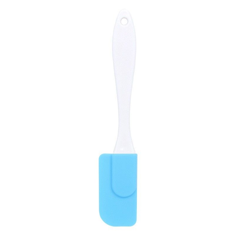 7 Pcs Blue Detachable Silicone Spatula - Food Grade Heat Resistant Baking