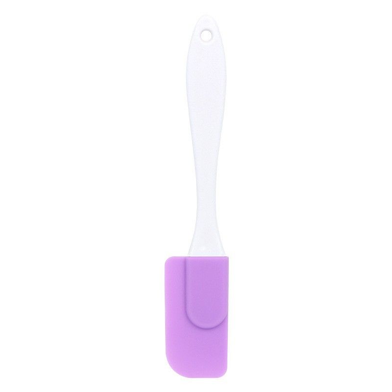 7 Pcs Purple Detachable Silicone Spatula - Food Grade Heat Resistant Baking