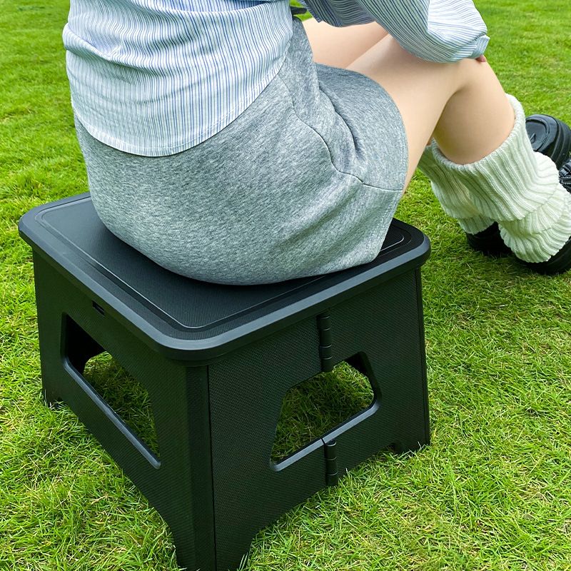 Brown Large Portable Folding Camping Toilet Stool - Capacity Emergency Potty view 7