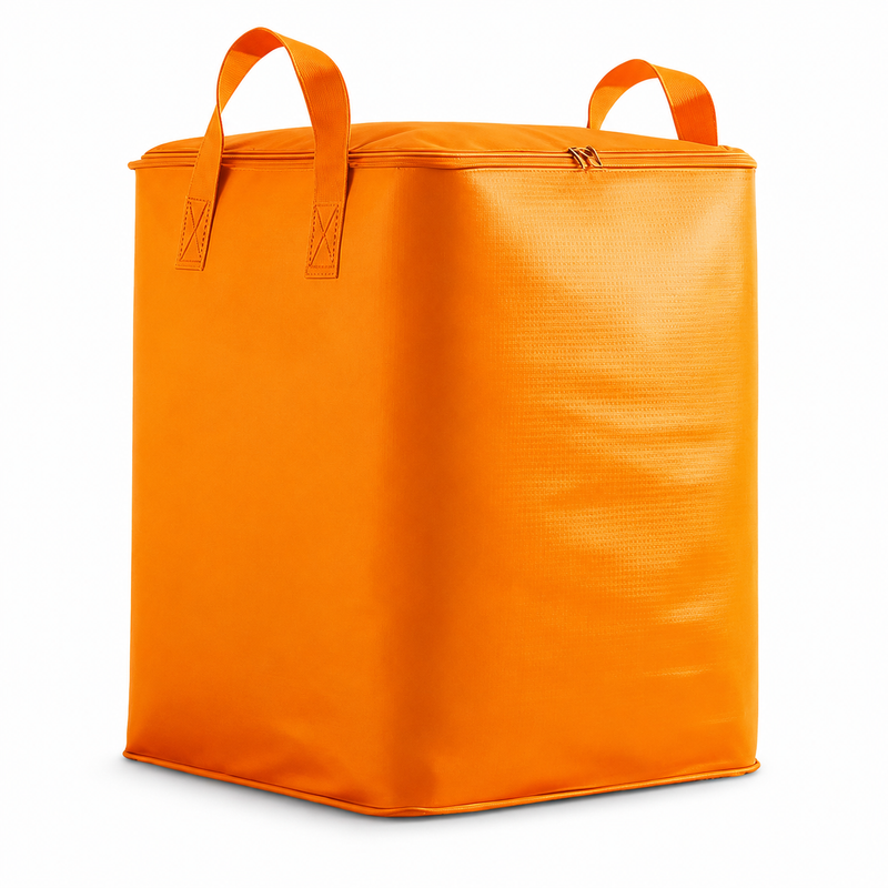 Orange Extra Large Moving and Storage Bag - 190L Waterproof Moisture Resistant