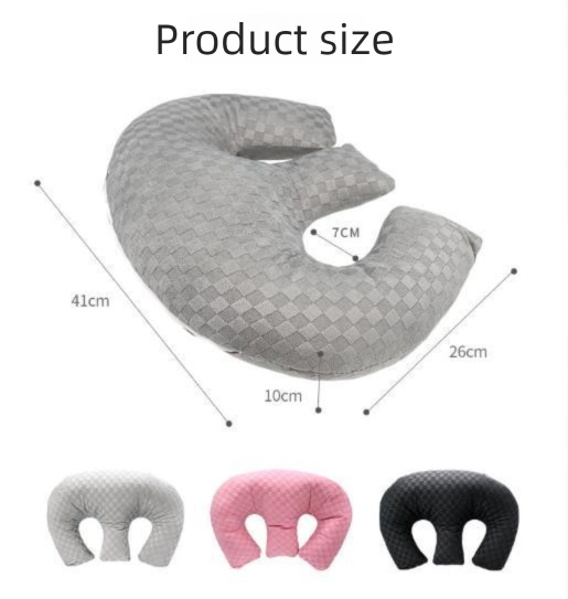 Pink Ergonomic M-Shaped Breast Support Pillow for Spa & Postpartum Care – Soft view 2