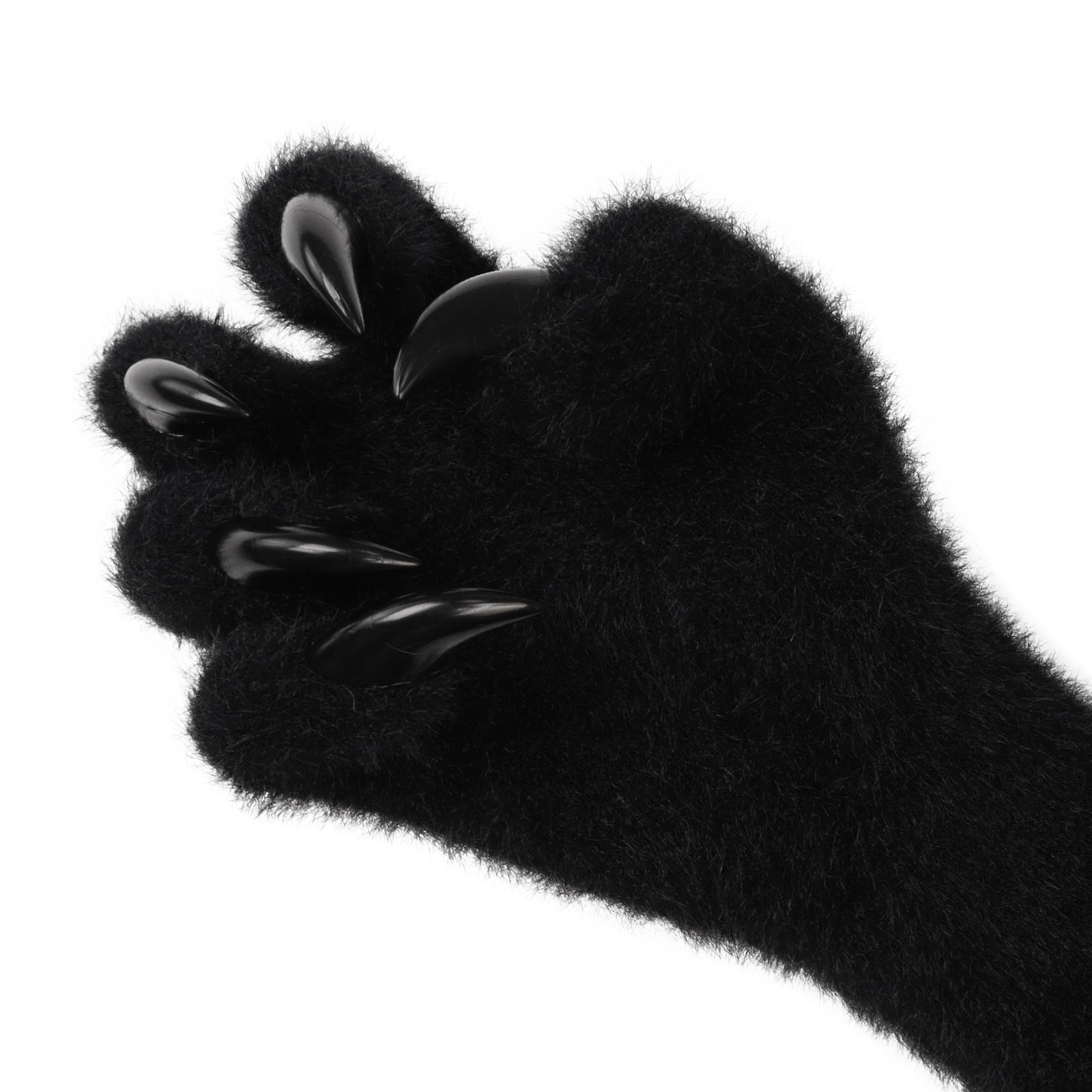 1 Pair Purple Realistic Long Claw Gloves – Halloween Costume Beast Paw Prop view 5