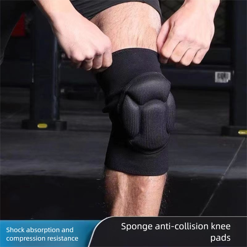 Size S Black Protective Sponge Knee Pads for Cycling and Climbing Impact view 2