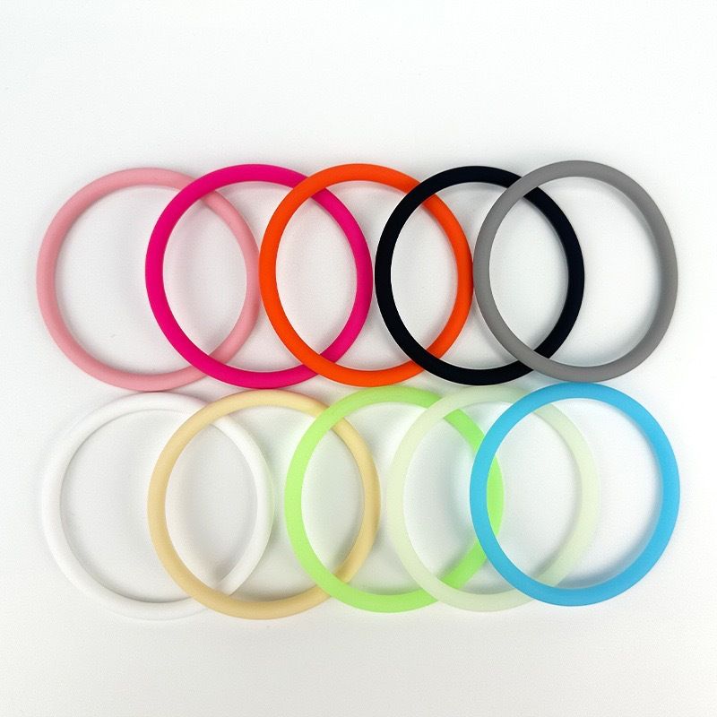5 Pairs Skin color Patellar Tendon Silicone Stabilizer Knee Straps for Running view 5