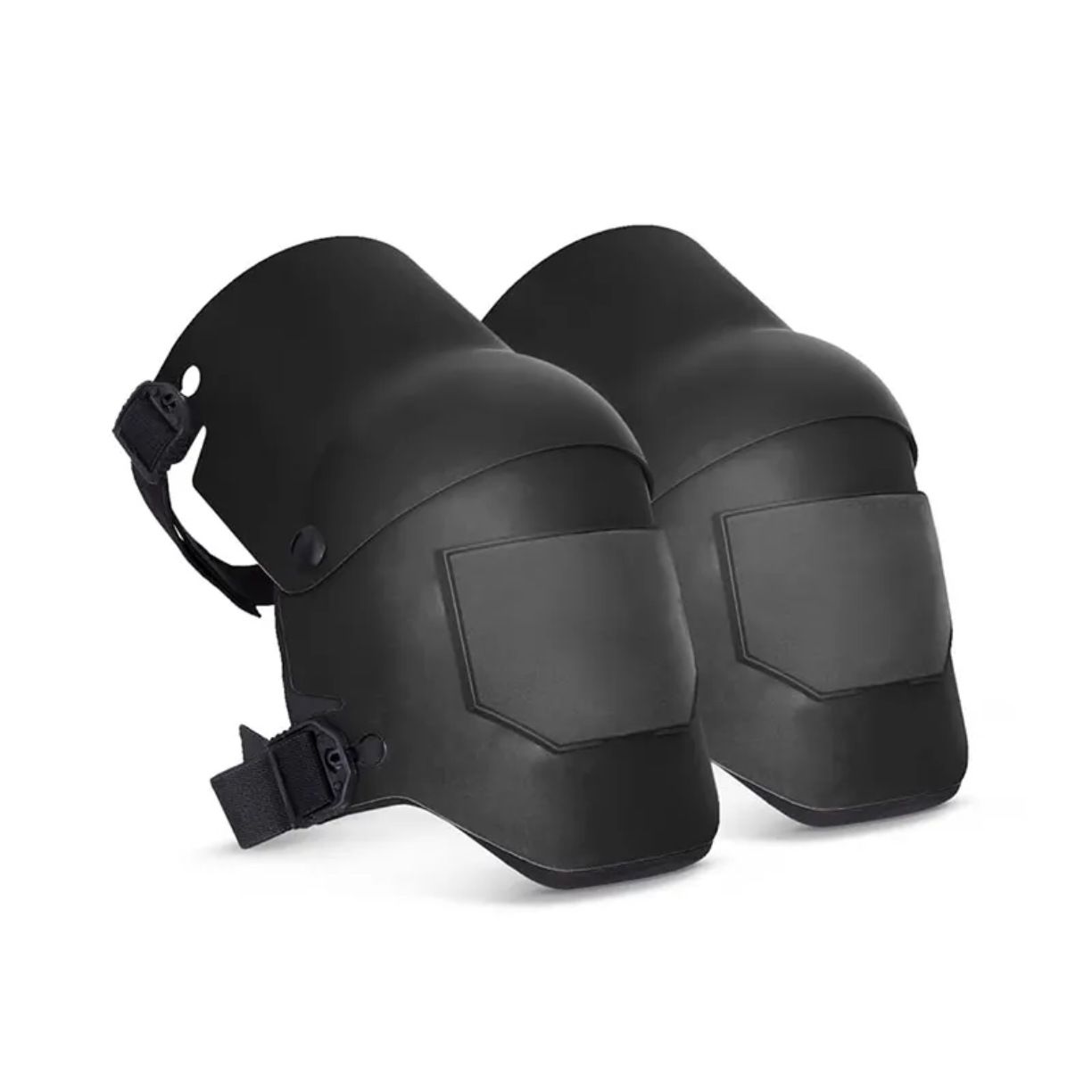 Black Professional Grade TPU Construction Knee Pads Wear-Resistant Shock