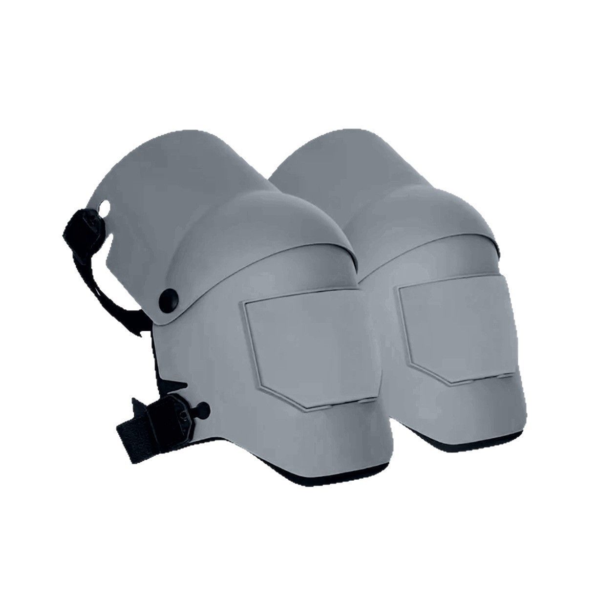 Grey Professional Grade TPU Construction Knee Pads Wear-Resistant Shock