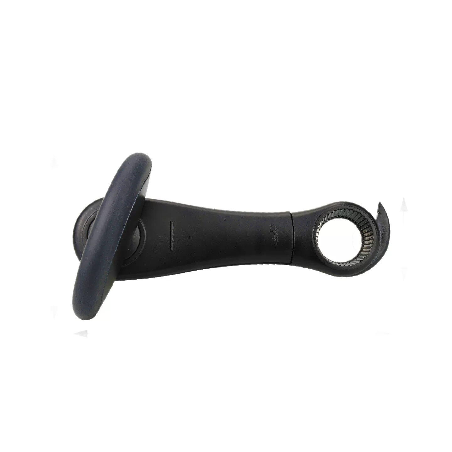 Black Multifunctional Manual Can Opener with Safe Smooth Edge Cutting