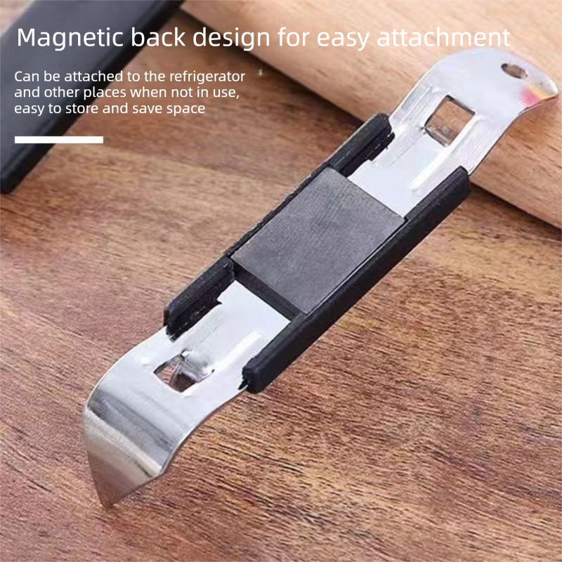 5-Pack Black Magnetic Can Opener - Heavy Duty Puncture Tool for Condensed Milk view 2