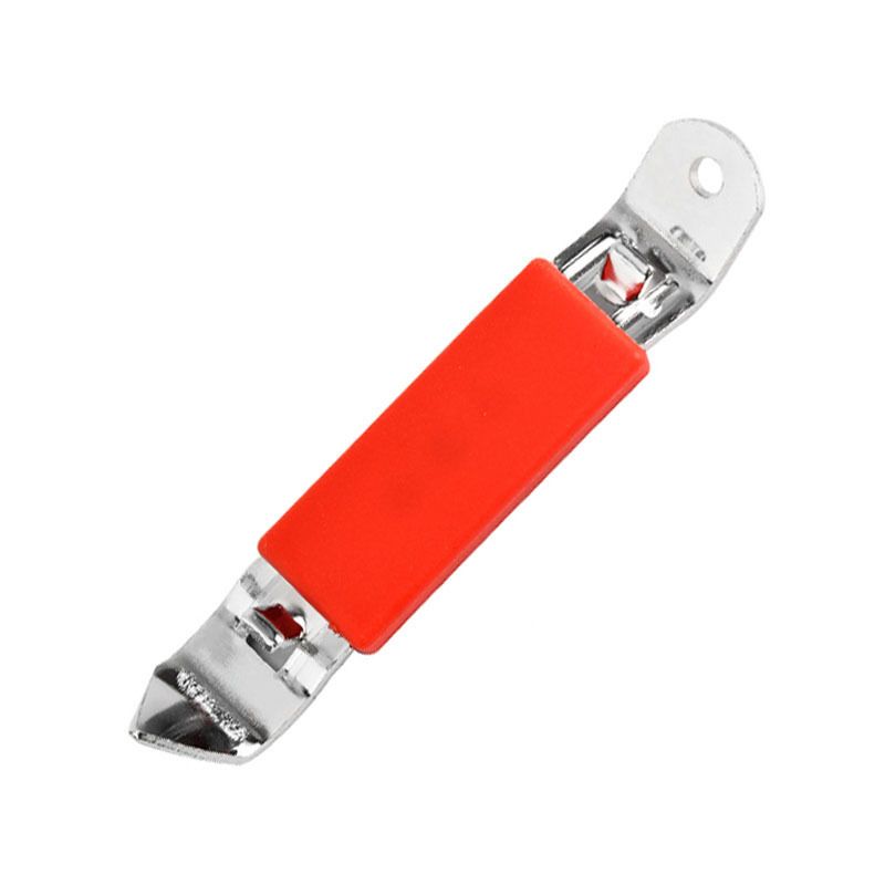 5-Pack Red Magnetic Can Opener - Heavy Duty Puncture Tool for Condensed Milk